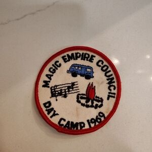 Vintage Magic Empire Council Day Camp Patch 1969